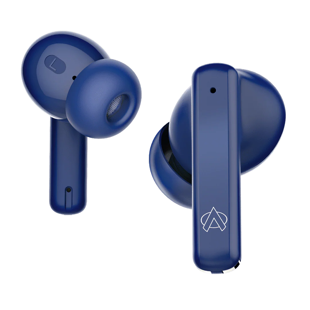 Audionic Airbuds Black Earbuds Close-up
