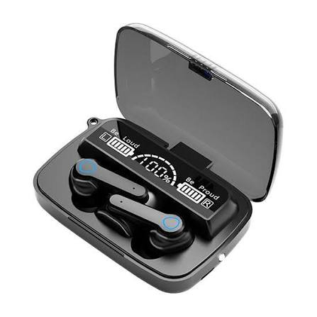 M19 TWS Earbuds Charging Case Open View